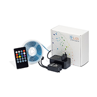 Лента светодиодная ML-R630-COB-KIT-RGB 24В, 630д/м, 9Вт/м, IP20, RGB, 3м (контр+драйвер в компл)