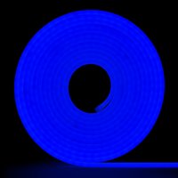 Гибкий неон NEON Flex ML-NF-6mm-Blue 12В, 10.5Вт/м, 6х12мм, 100LED/м, IP33, рез 10мм, синий, 5м